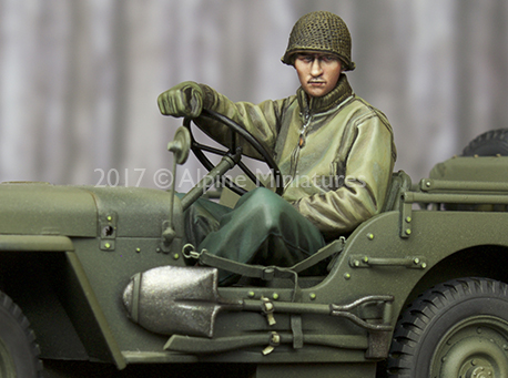 Model Kit Cangdao - 1:35 Resin kit US Jeep Driver