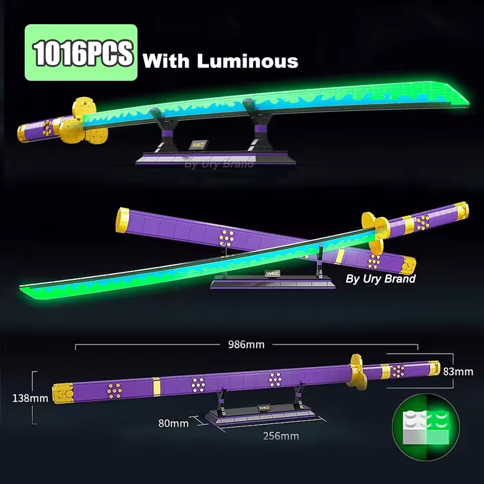 Model Kit Yamato - 2022 New 1016Pcs Anime Roronoa Zoro