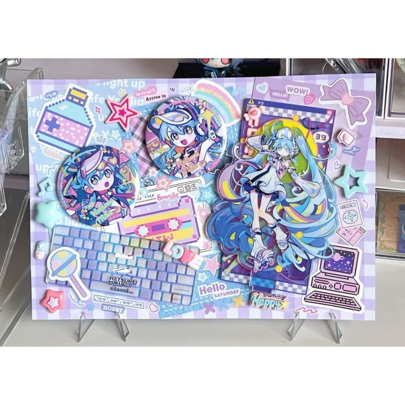 Model Kit Hatsune Miku - Hatsune Miku Acrylic Stand Figure Badge