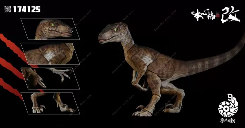 【In stock】Nanmu Studio Raptor  - огляд і ціна Model Kit Dinosaur Bandai