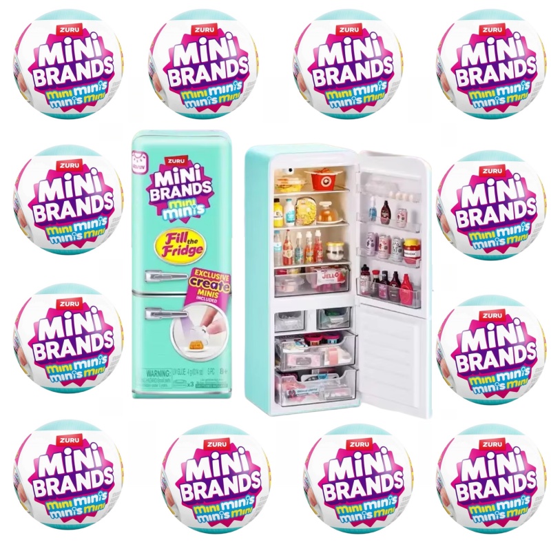 New ZURU Mini Brands Refrigera - огляд і ціна Model Kit Brand