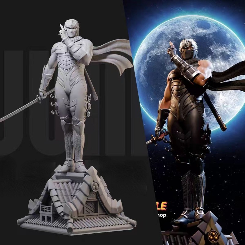 1/24  Miniature Black Robe Nin - огляд і ціна Model Kit Ninja