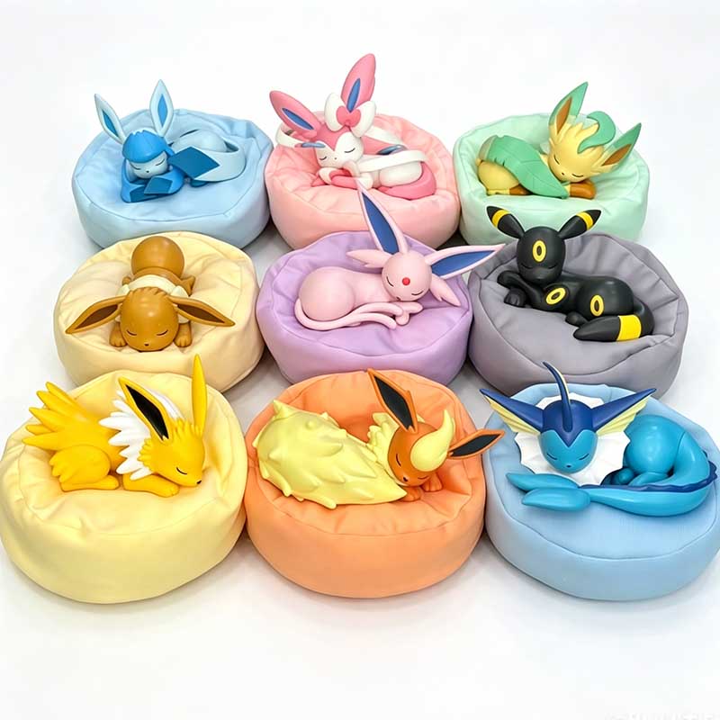 9pcs Anime Pokémon Eevee Figur - огляд і ціна Model Kit Eevee
