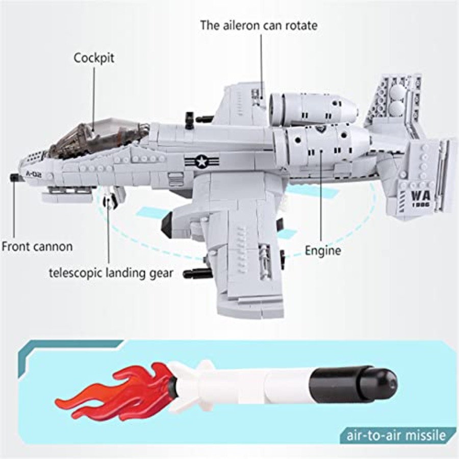 WW2 fighter jet building toys  - огляд і ціна Model Kit Jet