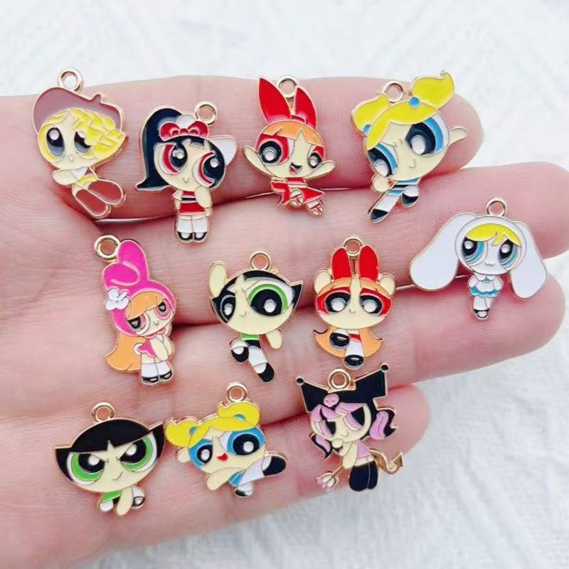 10pcs Alloy Oil-Dripping Carto - огляд і ціна Model Kit Girl