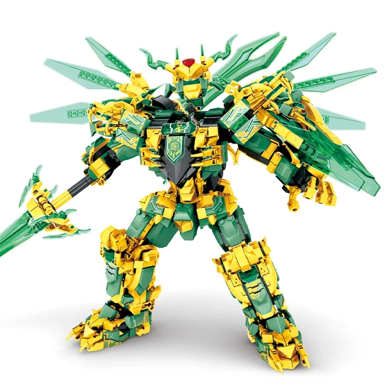 1618pcs Warrior Mechanical Tit - огляд і ціна Model Kit Ninja
