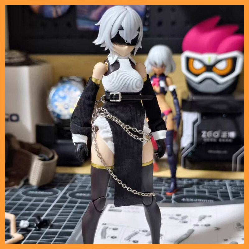 1/12 Scale Colored Off Shoulde - огляд і ціна Model Kit Girl