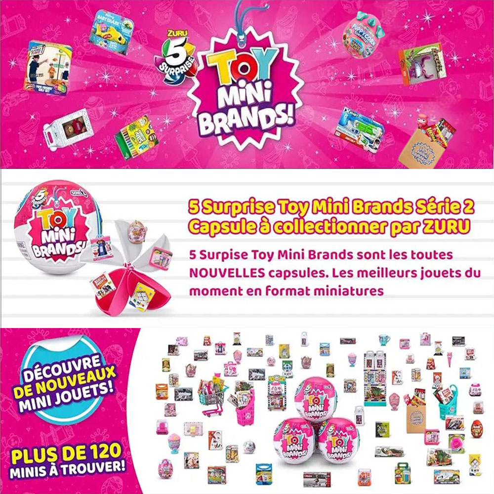 Zuru 5 Surprise Toy Mini Brand - огляд і ціна Model Kit Brand