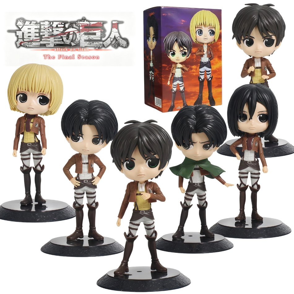 14cm Anime Attack on Titan Fig - огляд і ціна Model Kit Titanic