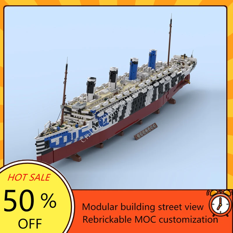 10615PCS MOC HMT Olympus Titan - огляд і ціна Model Kit Titanic
