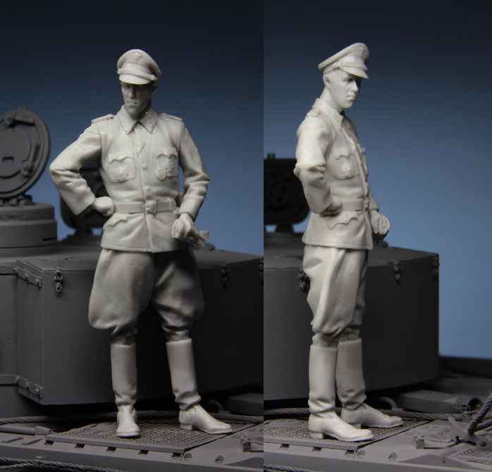 1:35 Resin kit  officer in Kur - огляд і ціна Model Kit Cangdao