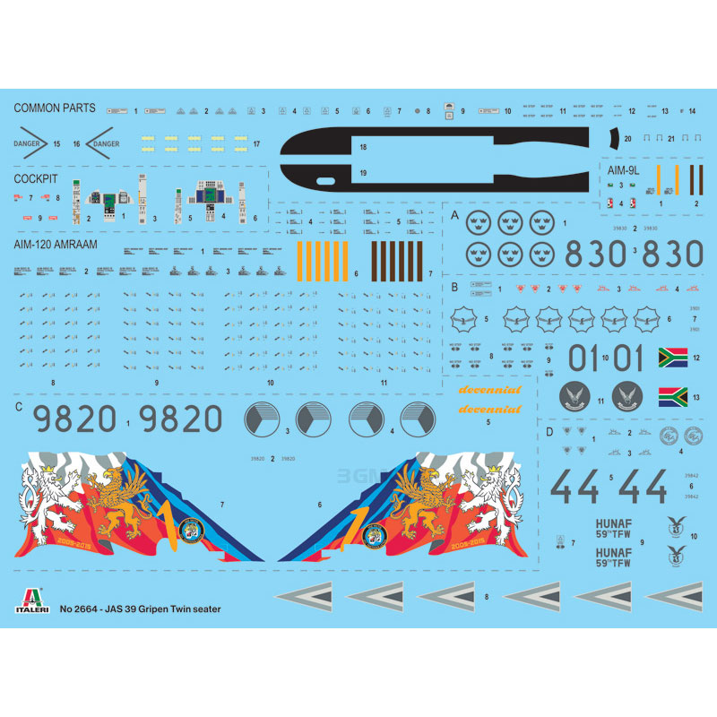 ITALERI 2664S 1/48 Plastic Ass - огляд і ціна Model Kit Jet