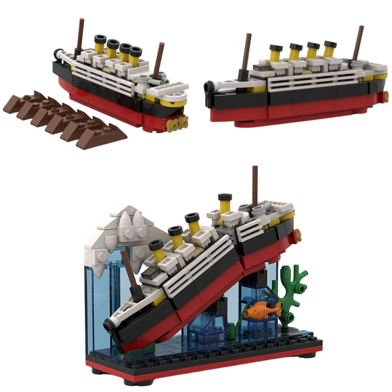 Titanic Break In Half With Cas - огляд і ціна Model Kit Titanic