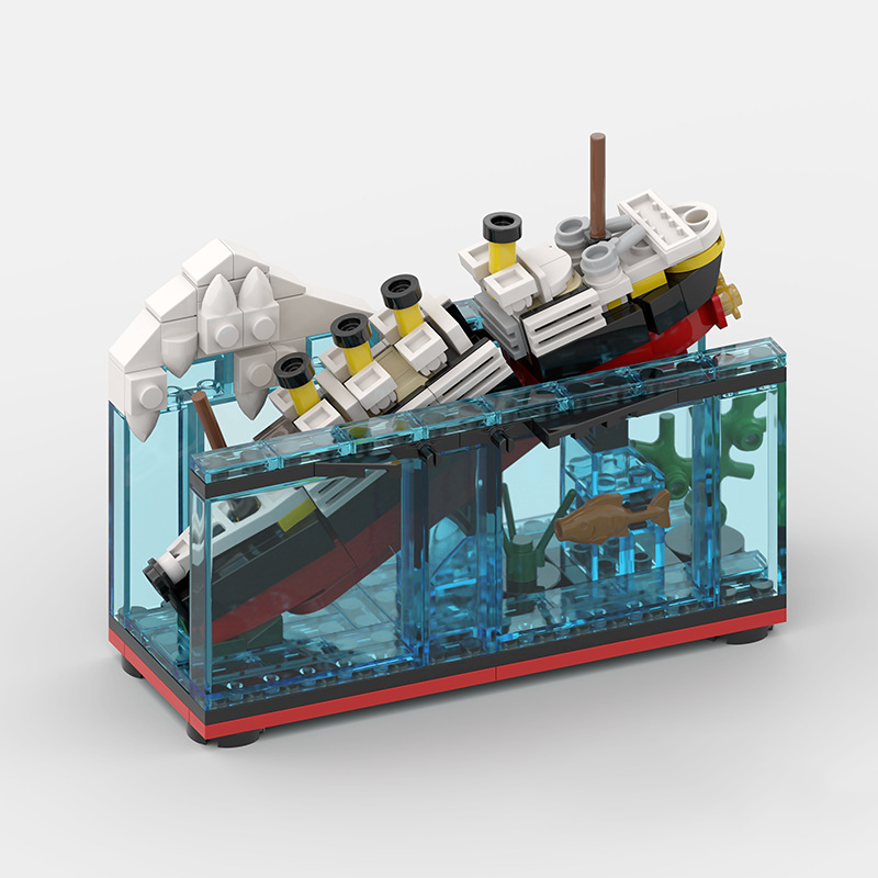 Titanic Break In Half With Cas - огляд і ціна Model Kit Titanic