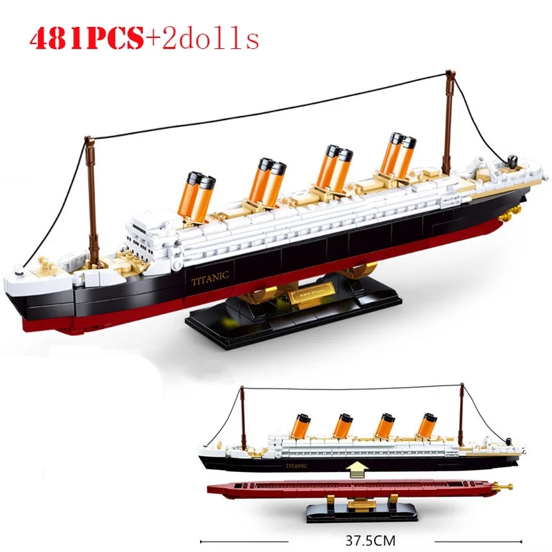 481pcs2401pcs RMS Titanic Ship - огляд і ціна Model Kit Titanic