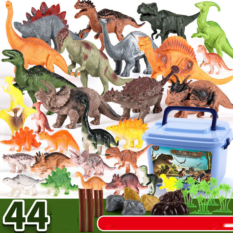 44Pcs Jurassic Dinosaurs Set S - огляд і ціна Model Kit Dinosaur Bandai