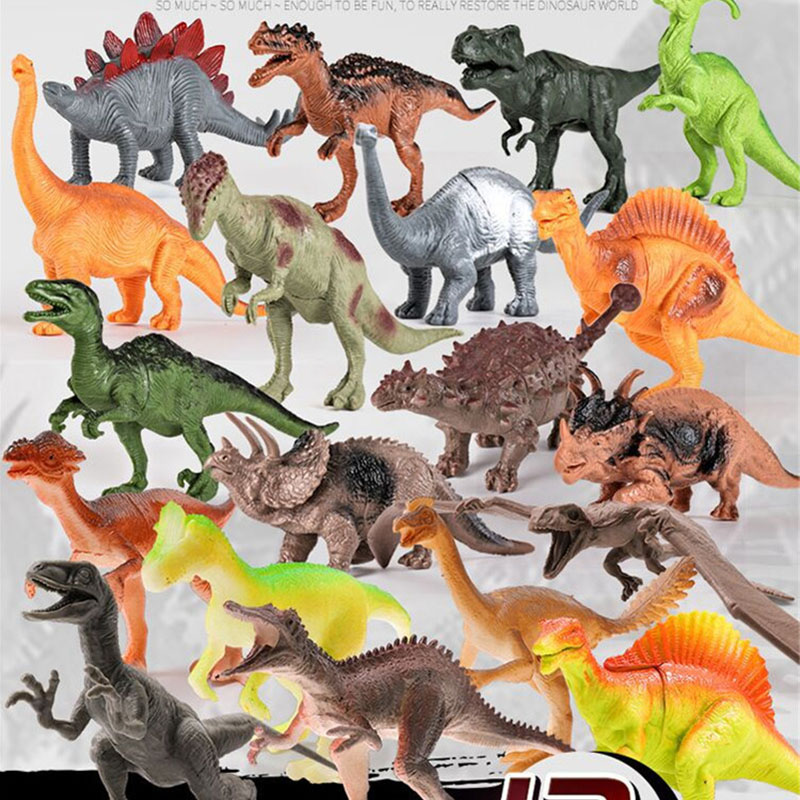 44Pcs Jurassic Dinosaurs Set S - огляд і ціна Model Kit Dinosaur Bandai