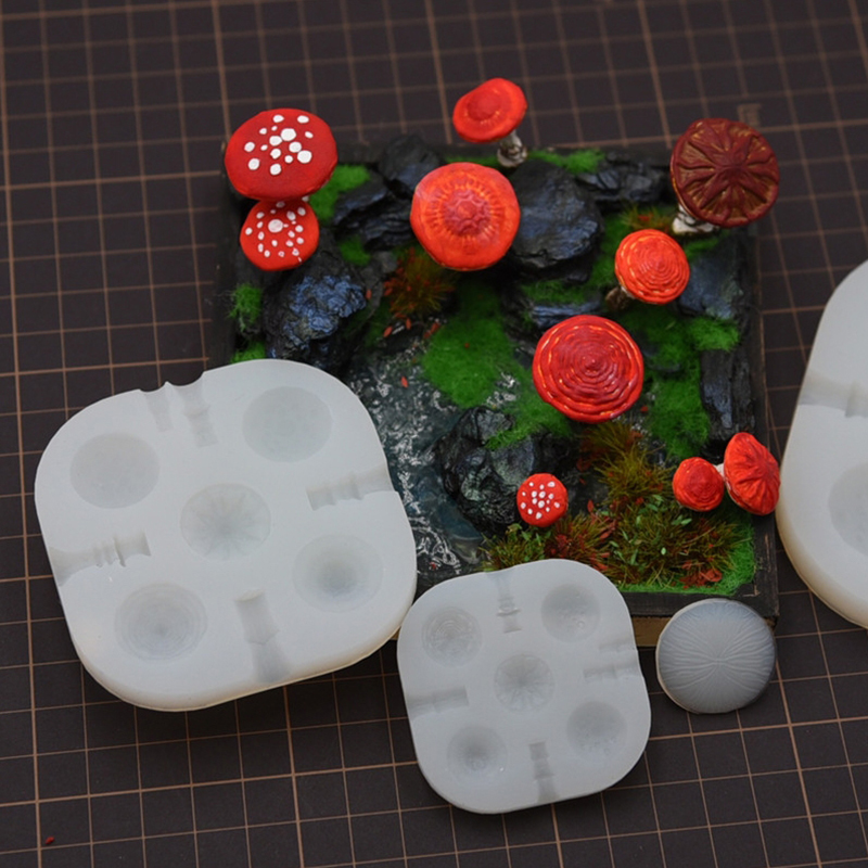 2pcs/set Mini Mushroom Silicon - огляд і ціна Model Kit Tool