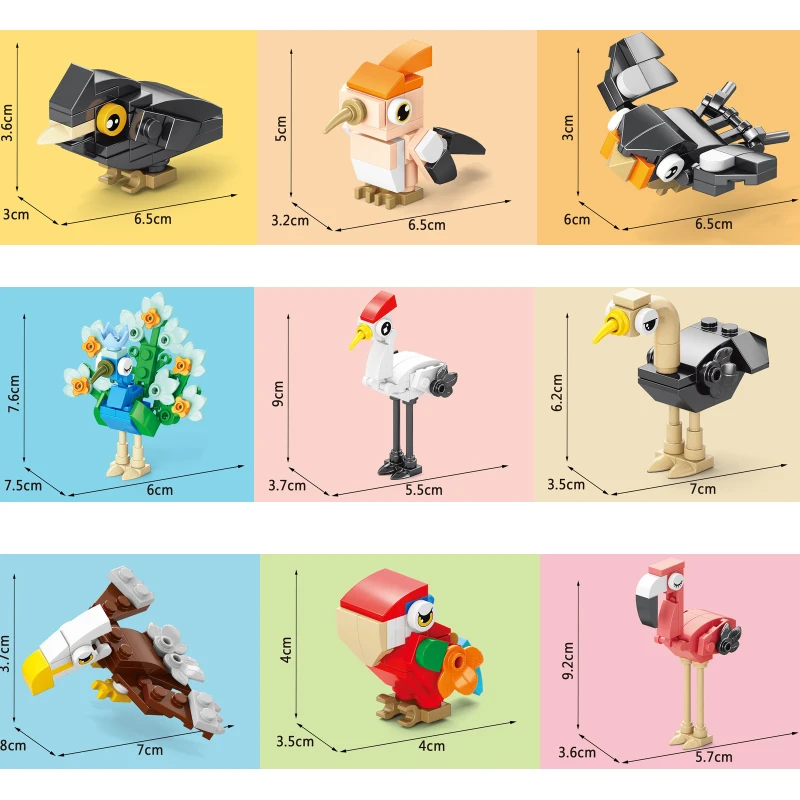 Bricks Animal Bird Paradise Cr - огляд і ціна Model Kit Girl