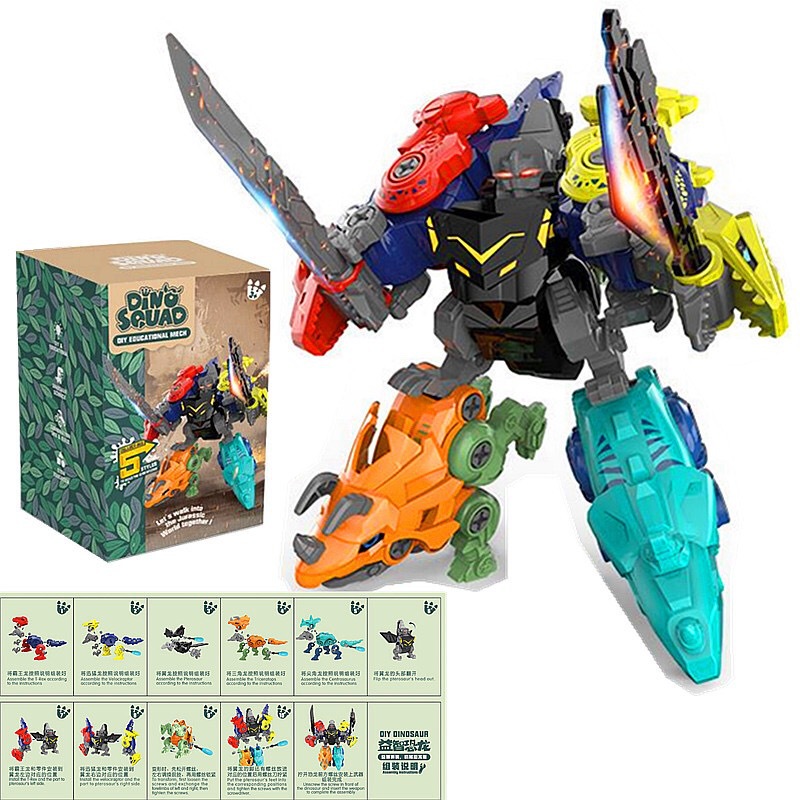 5 IN 1 Children Assembly Dinos - огляд і ціна Model Kit Dinosaur Bandai