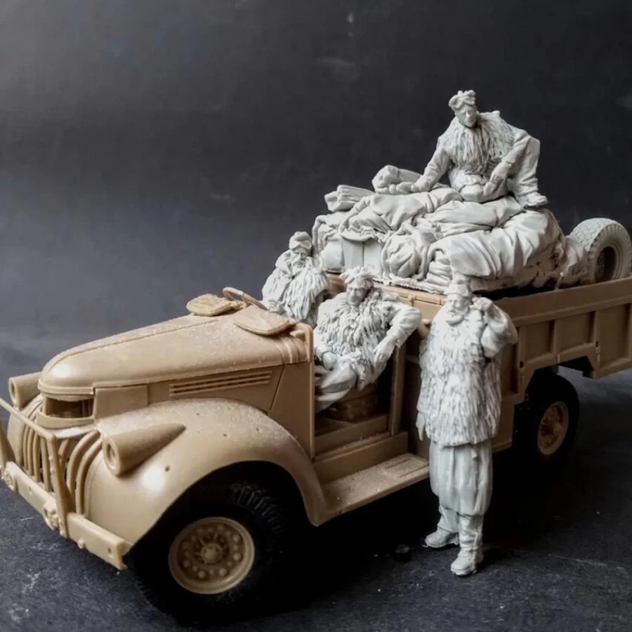 1/35 Resin Figure Model Kit 2  - огляд і ціна Model Kit Cangdao