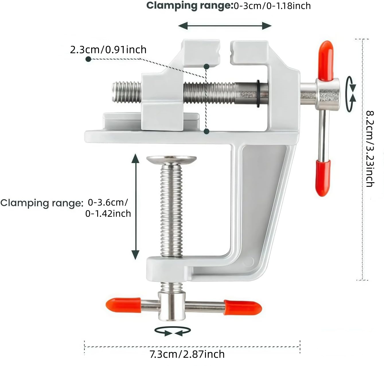 Mini Bench Vise Muliti-Funcati - огляд і ціна Model Kit Vise