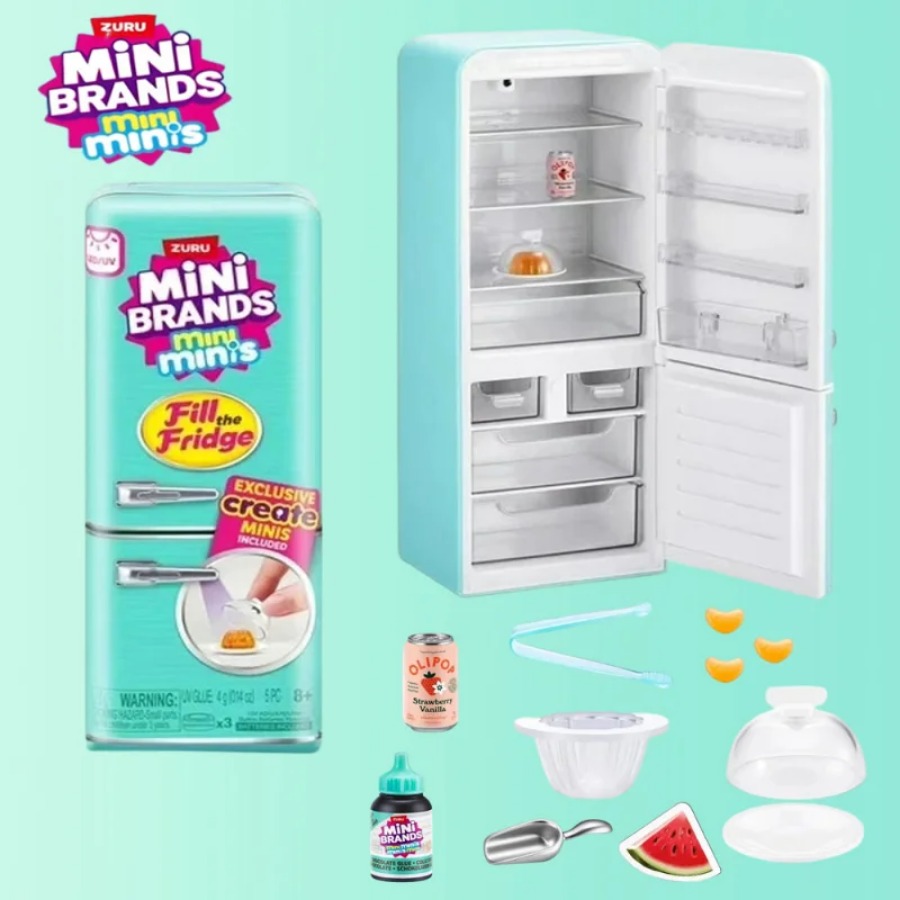 ZURU 5 Surprise Mini Fridge Ba - огляд і ціна Model Kit Brand